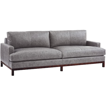 Horizon Sofa w/ Bronze Metal Base