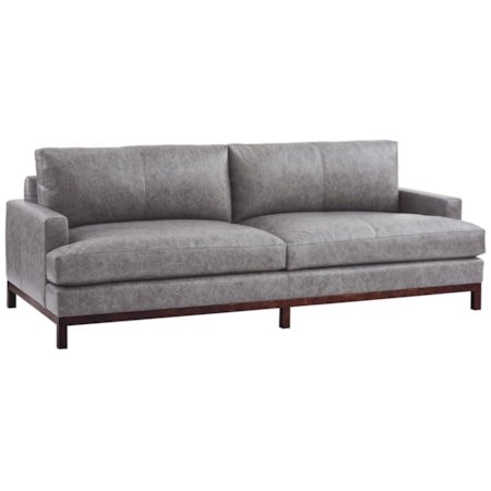 Horizon Sofa w/ Bronze Metal Base