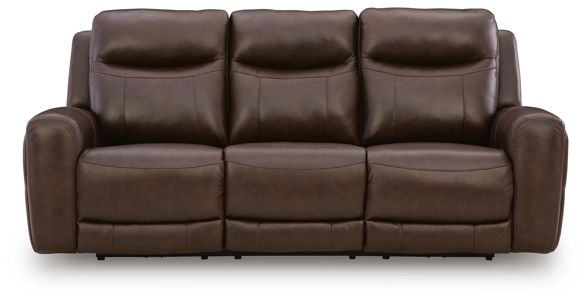 Pwr Rec Sofa With Adj Headrest