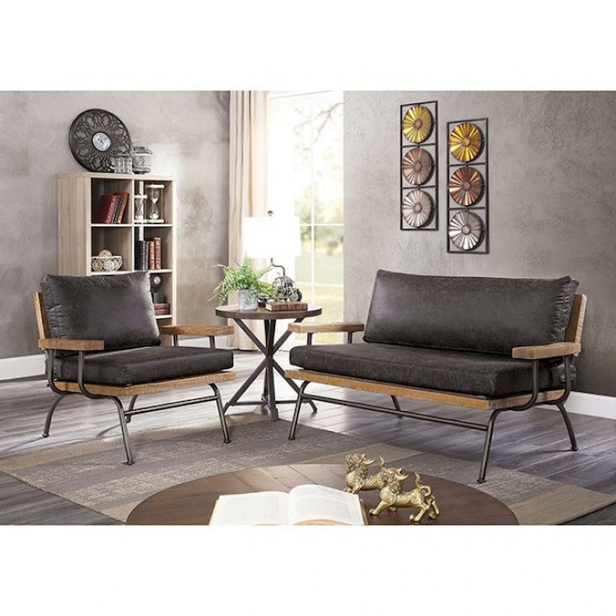 Furniture of America Santiago Loveseat