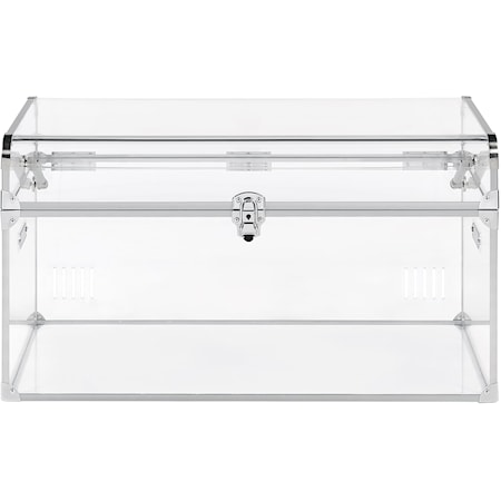 Contemporary Acrylic Storage Trunk