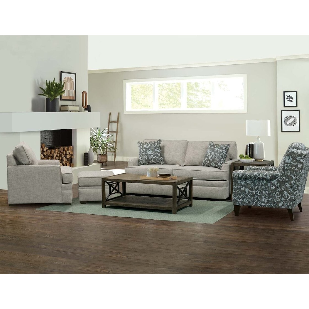 Dimensions 9R00 Series 2-Cushion Sofa