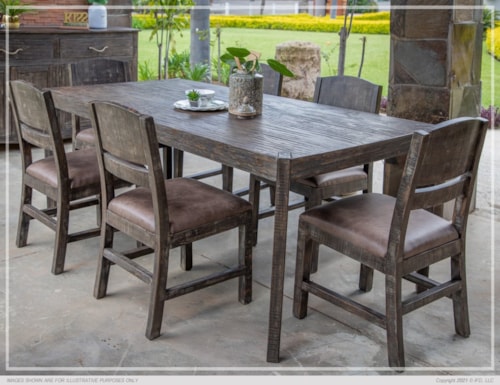 Rustic 8-Piece Dining Set