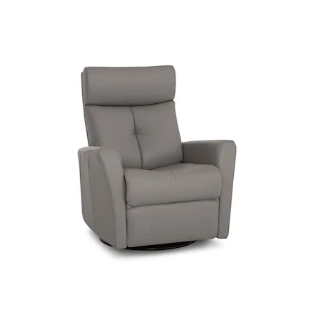 Prodigy II Contemporary Swivel Glider Power Recliner with Power Headrest