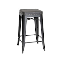 HANK GREY BAR STOOL |