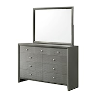 Denker Contemporary Dresser and Mirror
