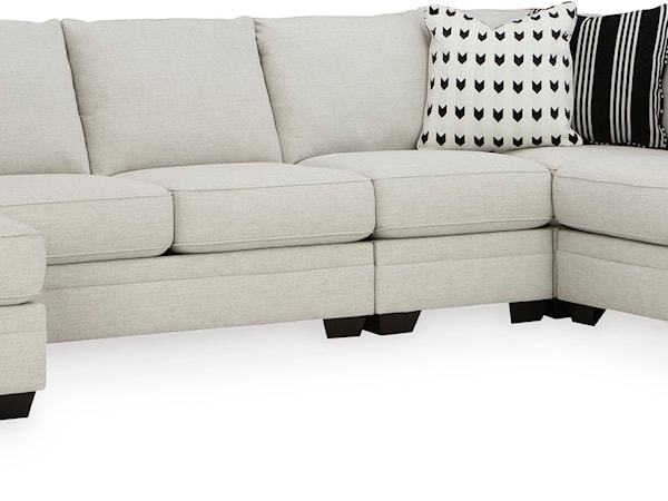 5-Piece Sectional with Chaise