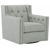 Bernhardt Candace Swivel Chair with Nail Head Trim