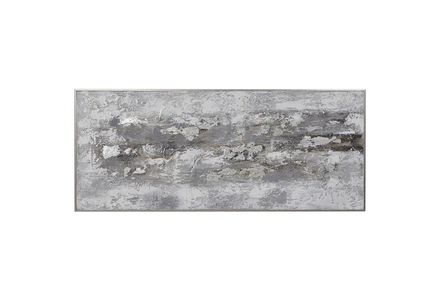 Art Weathered Stone Hand Painted Canvas by Uttermost at Walker's Furniture
