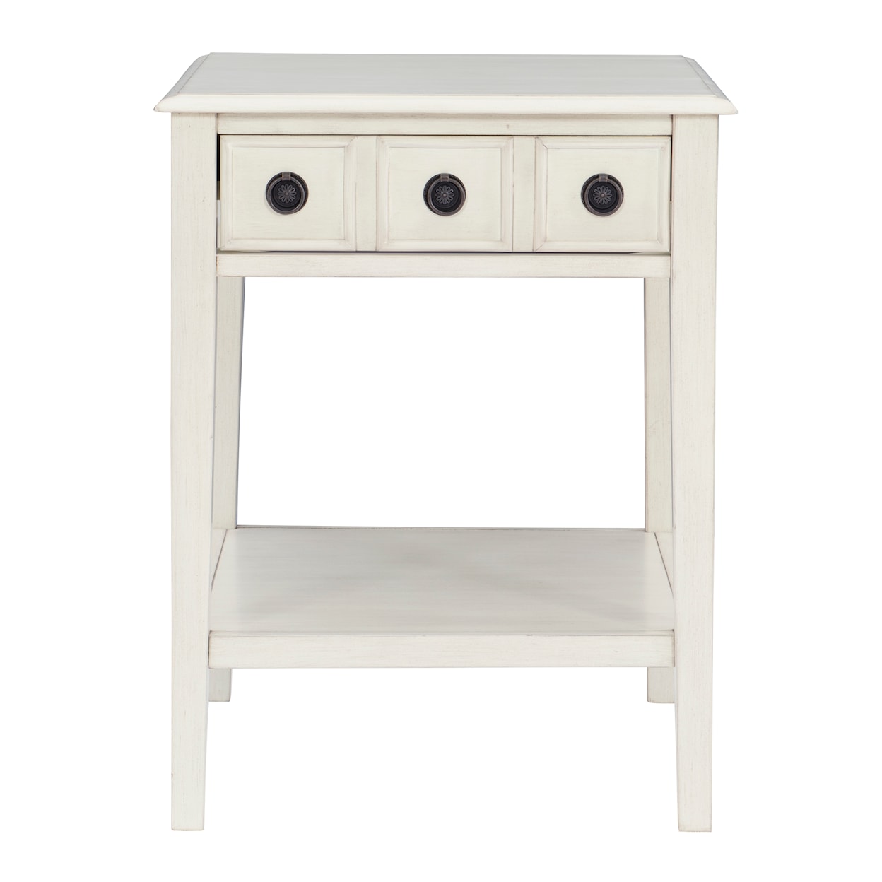 Powell Sadie Side Accent Table Cream