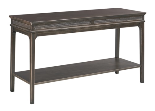 Transitional Rectangular 1-Drawer Sofa Table