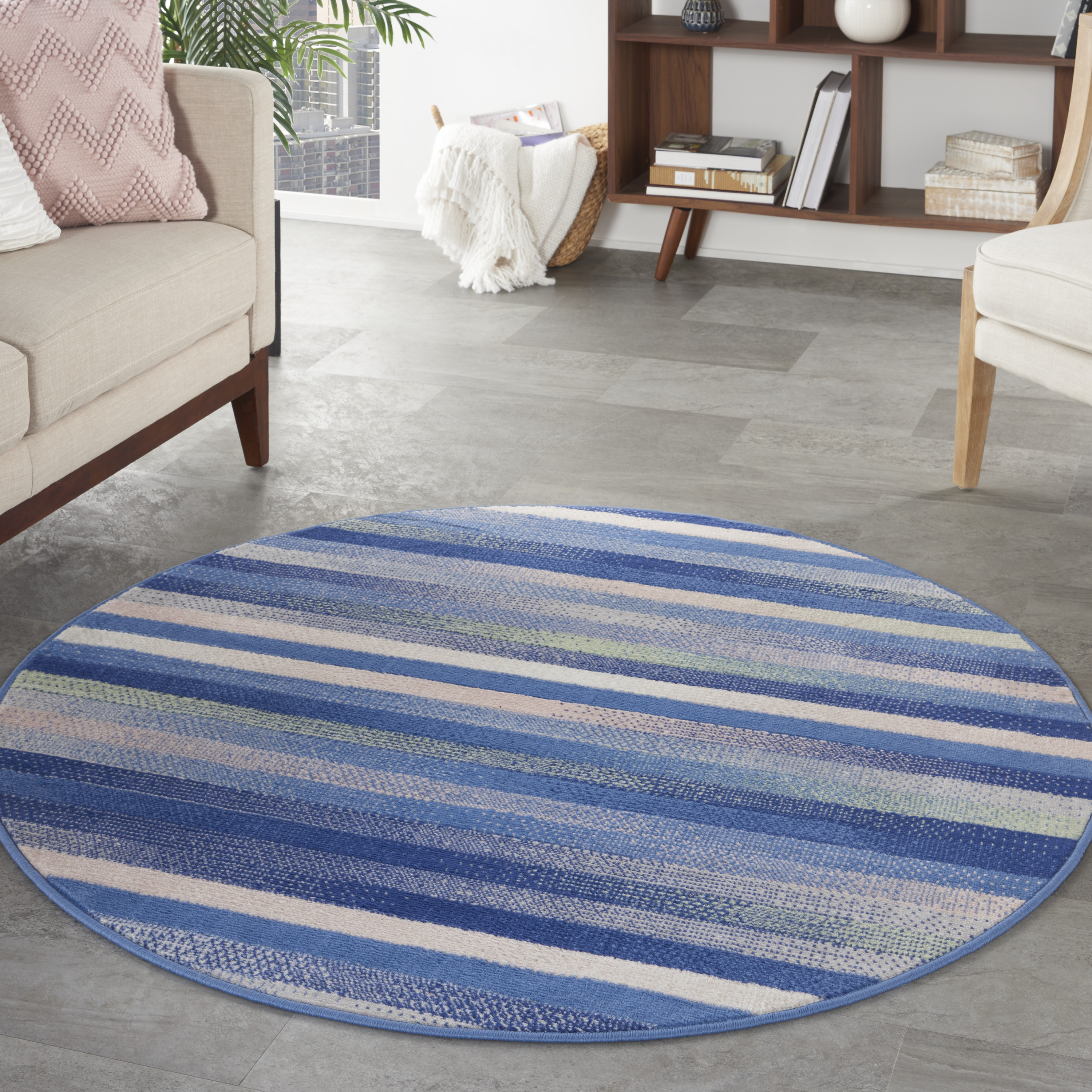 Nourison Whimsicle 5' Round  Rug