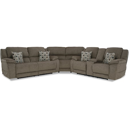 3-Piece Sectional with Power Reclining