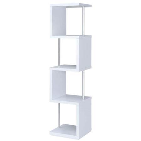 Baxter 67-inch 4-shelf Bookshelf and