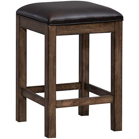 Contemporary Upholstered Console Stool