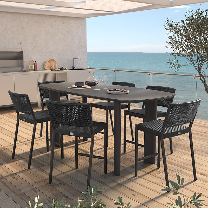 Ebel Orleans Woven Counter Chair