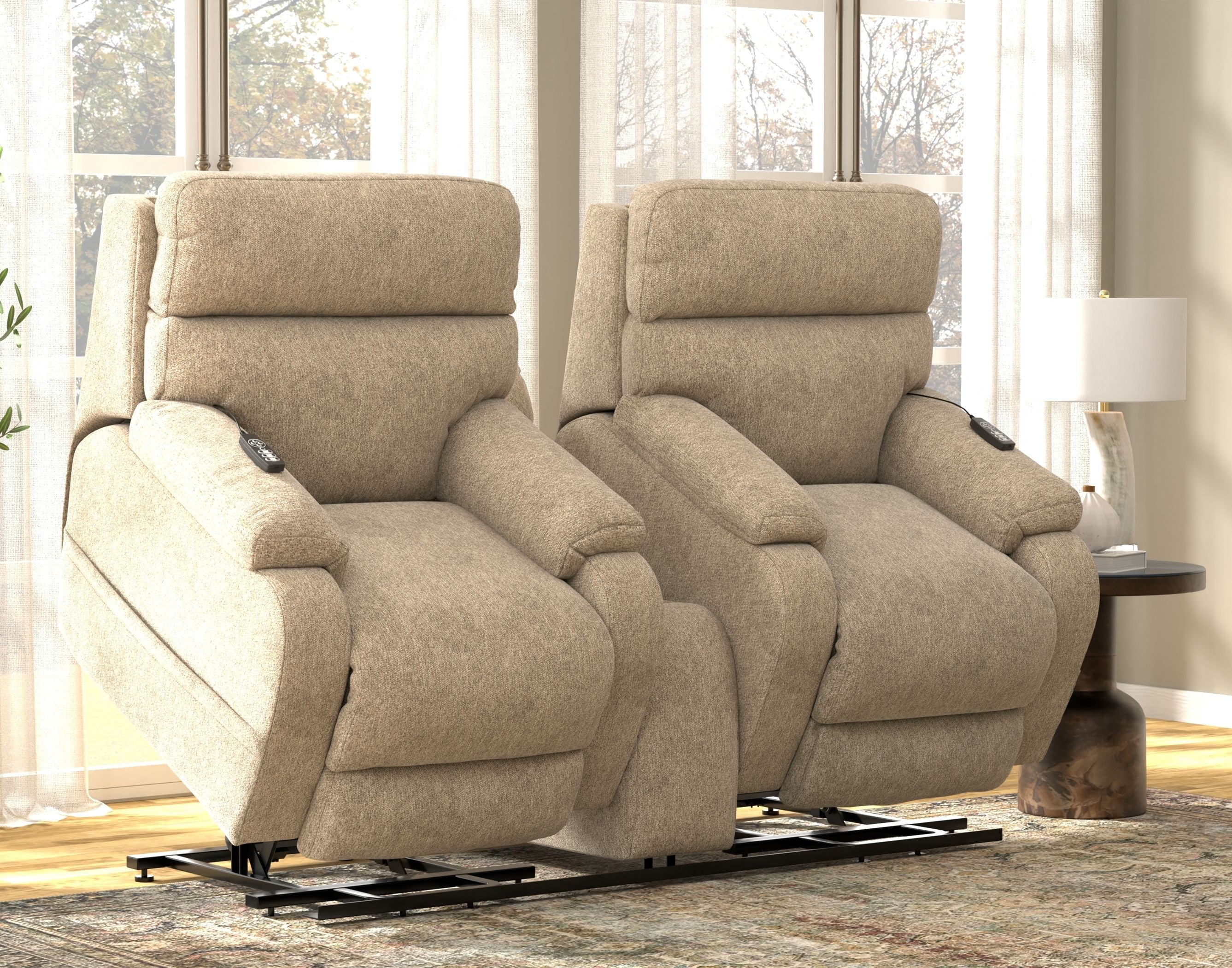Catnapper Regenerator Dual Lift Power Reclining Loveseat