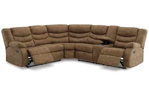Contemporary 2-Piece Reclining Sectional