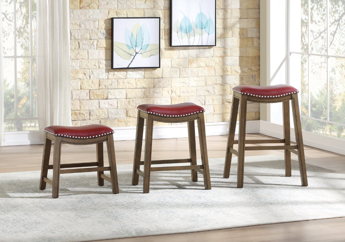 Counter Height Upholstered Stool