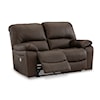 Signature Design by Ashley Furniture Leesworth Power Reclining Loveseat