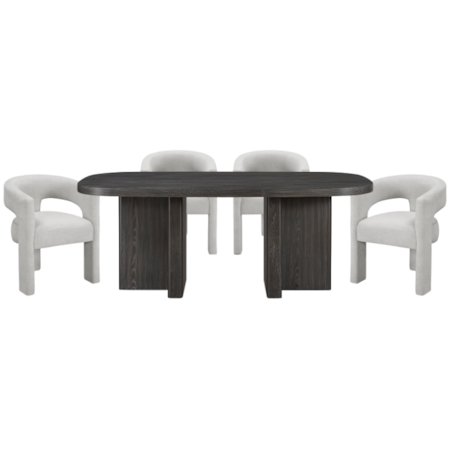 5-Piece Rectangular Dining Set