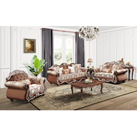 Traditional 3-Piece Living Room Set