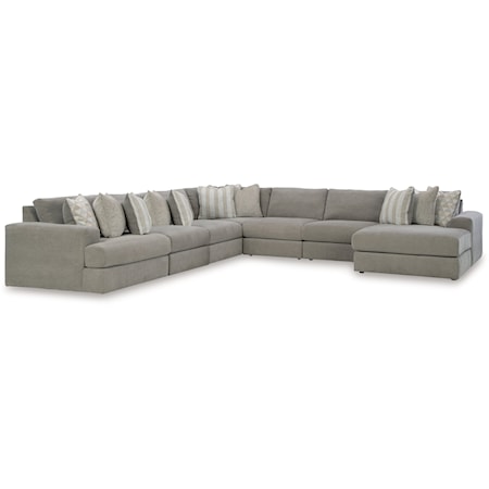 7-Piece Sectional With Chaise