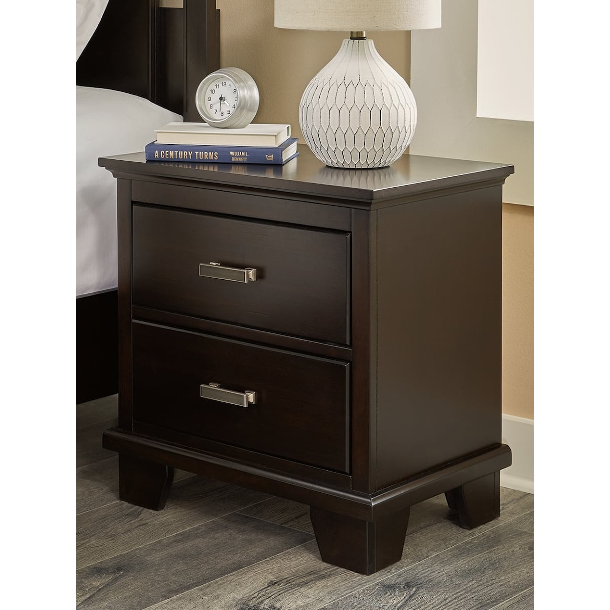 StyleLine Covetown 2-Drawer Nightstand