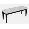 Jofran Urban Icon Upholstered Bench