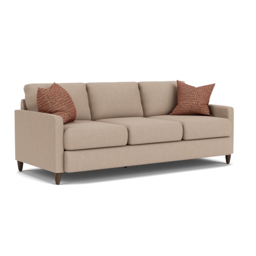 Contemporary Sofa with Track Arms