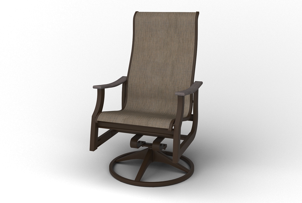Supreme Swivel Rocker w/Rustic Arms