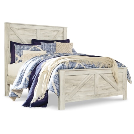 Queen Crossbuck Panel Bed