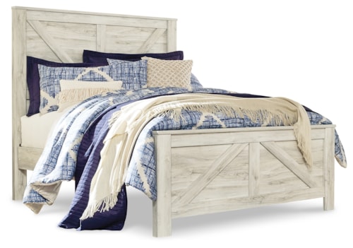 Queen Crossbuck Panel Bed