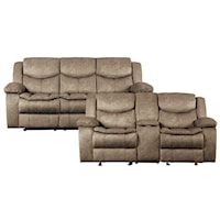 Casual 2-Piece Living Room Set