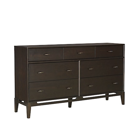 7-Drawer Dresser and Mirror Set