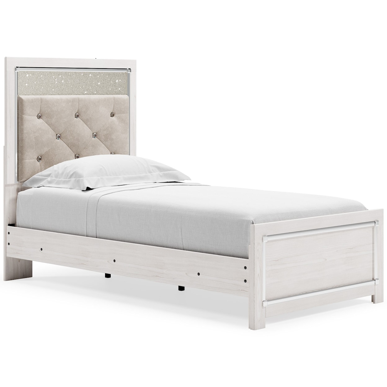 Ashley Signature Design Altyra Twin Upholstered Panel Bed