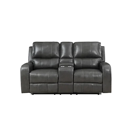 Manual Reclining Loveseat with Cupholders