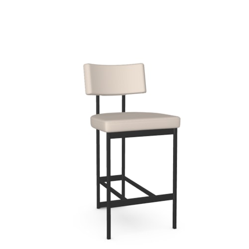 Contemporary Upholstered Counter Height Dining Stool