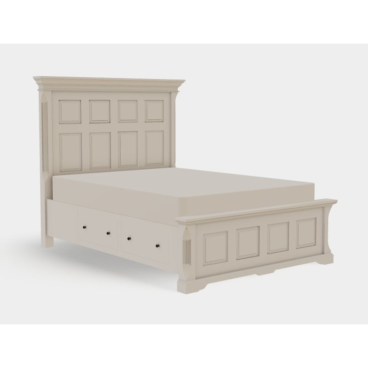 Mavin Longmeadow Queen Panel Bed Left Drawerside