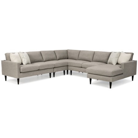 6-Seat Sectional Sofa w/ RAF Chaise