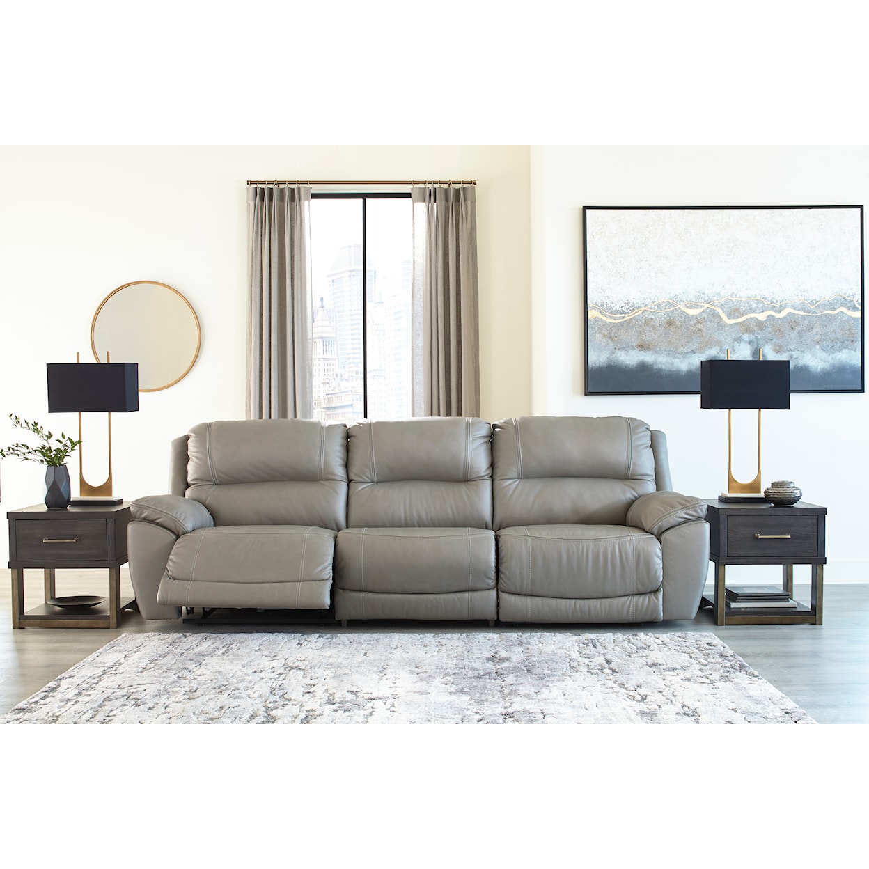 Michael Alan Select Dunleith Power Reclining Sectional Sofa