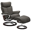 Stressless by Ekornes Magic Large Reclining Chair and Ottoman