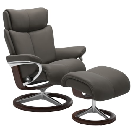 Large Reclining Chair and Ottoman