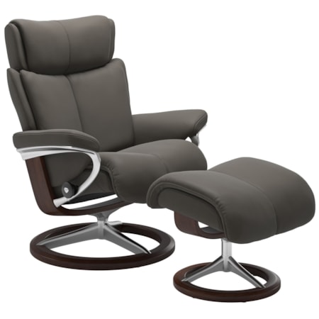 Large Reclining Chair and Ottoman