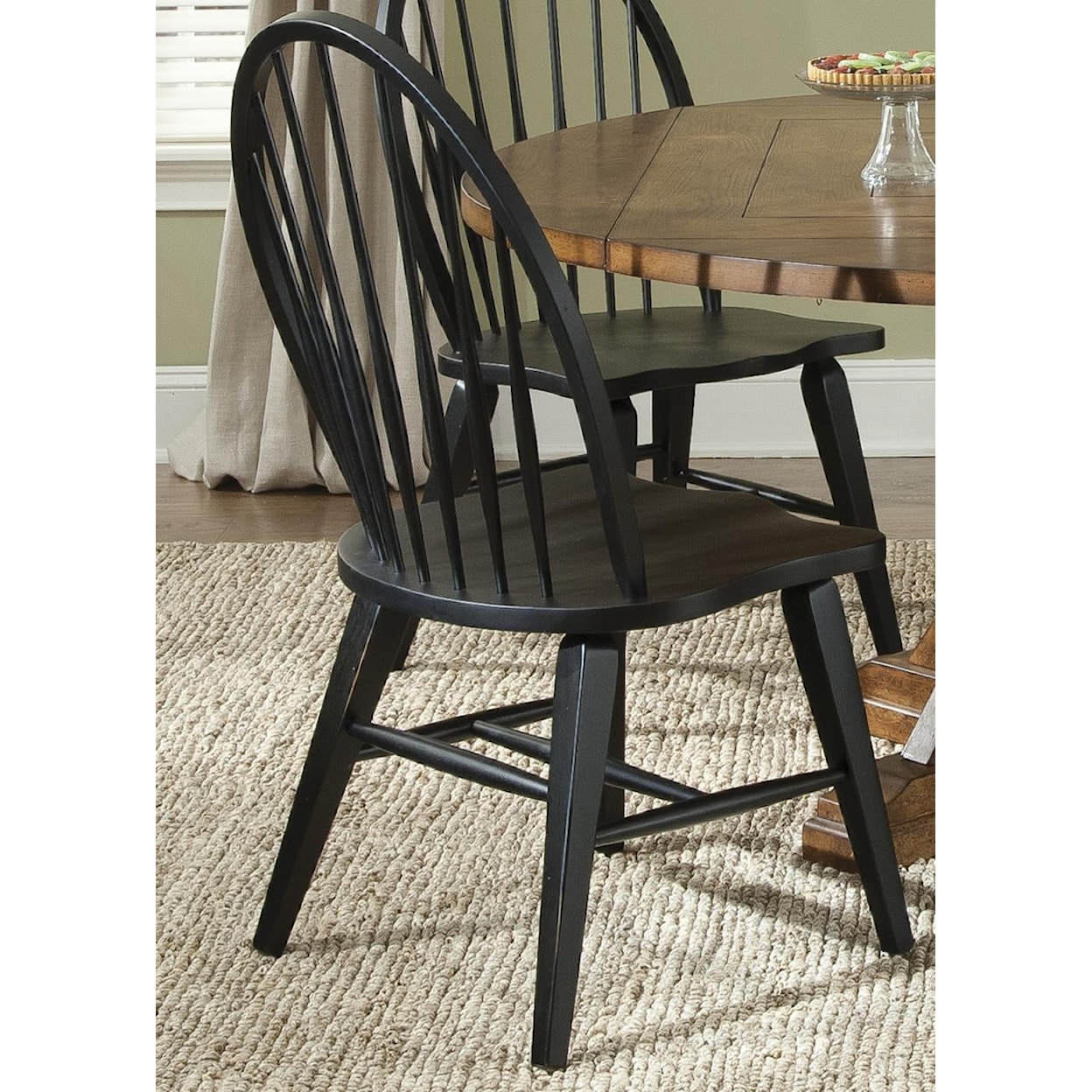 Liberty Furniture Hearthstone Windsor Back Side Chair