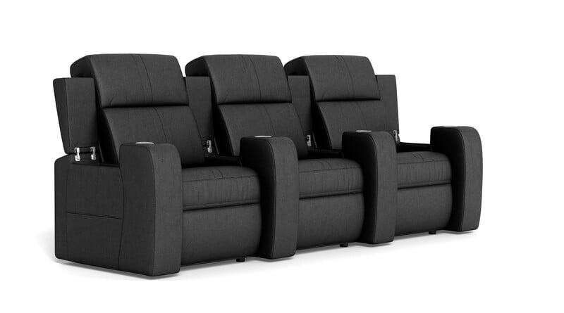 Flicks 3-Seat Straight Theater Seating