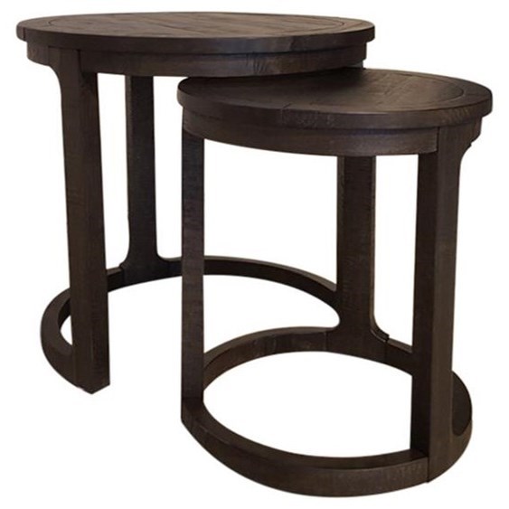 Signature Design by Ashley Rogness Rustic Rectangular End Table