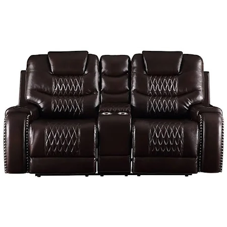 Reclining Loveseat w/Console