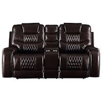 Reclining Loveseat w/Console