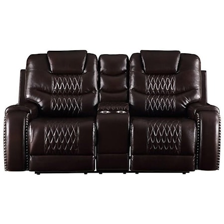 Reclining Loveseat w/Console